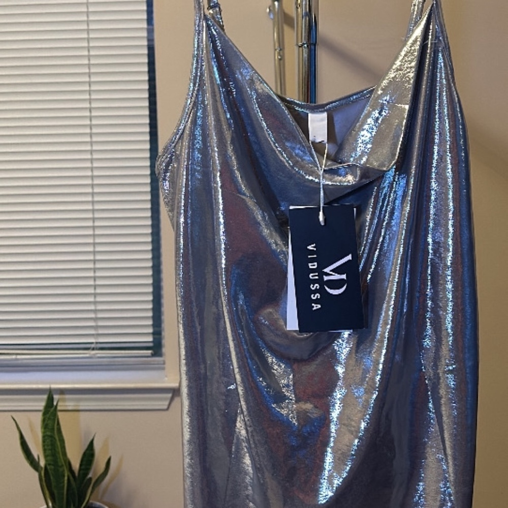 vidussa party metallic shirt
